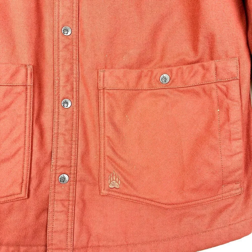 Alaskan Hardgear by Duluth Trading Trapline Flannel Shirt Jacket Large Tall